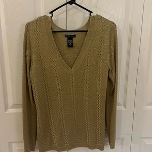 Gold sparkled sweater